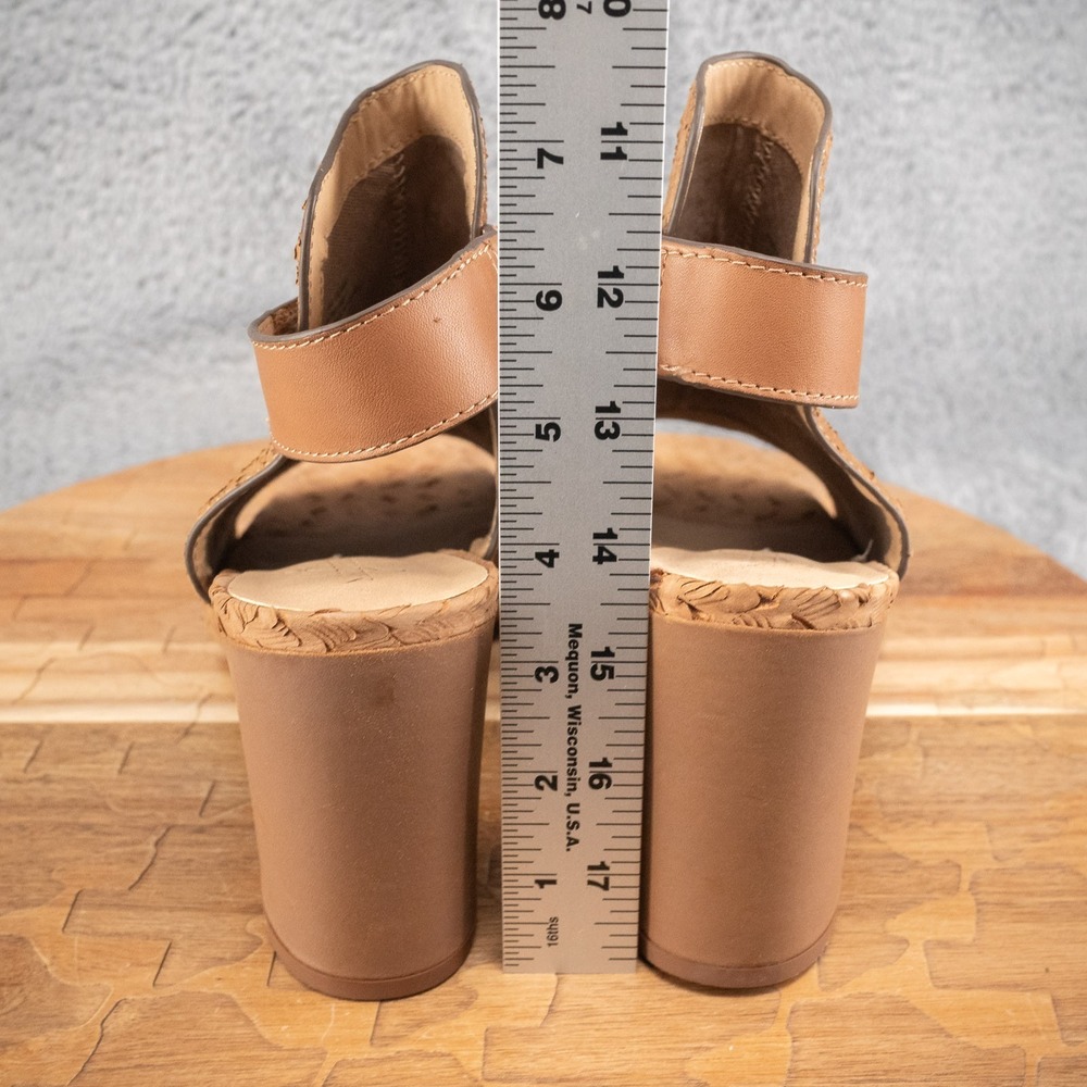 Naked Feet Juno Women's SZ 9.5 Sandals Brown Neutral Capsule Classic Casual Chic - Picture 4 of 7